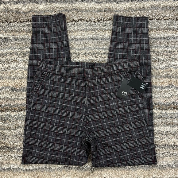 KUT From The Kloth High Rise Fab Ab Trouser Skinny Pants Sz 12 NWT | Trousers - Picture 1 of 16
